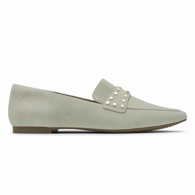 Rockport Total Motion Laylani Studded Mokassins Damen Olivgrün ZUX-385712